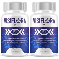 (2 Pack) Visiflora Eye Supplement, Visifloor Vision Care Support (120 Capsules)