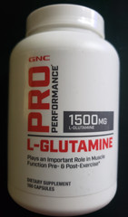 GNC – PRO PERFORMANCE L-Glutamine – 180 Capsules – 90 Servings – Exp 5/2027