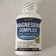 Toplux Nutrition Magnesium Complex 1000mg 90 Capsules