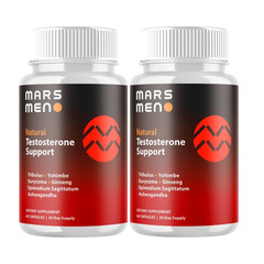 2-Pack Mars Gentlemen Capsules – MarsMen designed for Men 120 Capsules – Health