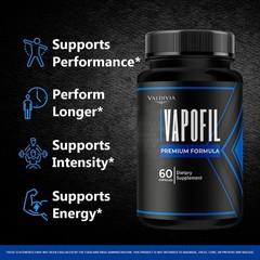 Vapofil Capsules Men Energy Vitality Wellness Supplement 3 Pack