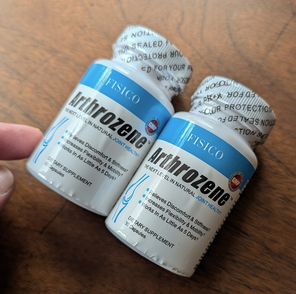 Fisico Arthrozene Joint Supplement 2 Pack ~ SEALED ~ Exp. date Nov. / 2027