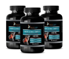 cleanse detox – COLON CLEANSE COMPLEX – super colon cleanse – 3 Bot 270 Capsules