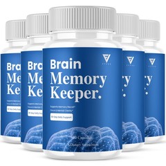 (5 Pack) Brain Memory Keeper Support, Brain Memori Keep Formula (300 Capsules)