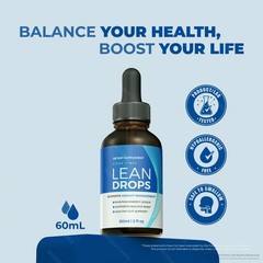 (2 Pack) Lean Drops for Weight Loss, Advanced LeanDrops Fat-Burning Formula