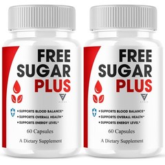 (2 Pack) Free Sugar Plus Capsules, FreeSugarPlus Blood Support (120 Capsules)