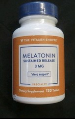 The Vitamin Shoppe Melatonin Sustained Release 3 mg Sleep Support 120 Tabs 3/26