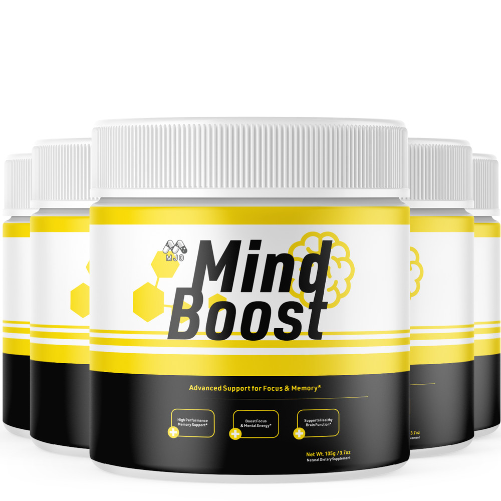 (5 Pack) Mind Boost Powder Advanced Brain Supplement MindBoost 150 Servings