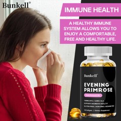 Evening Primrose Supplements Menopausal Support Immune Health 120 Softgels