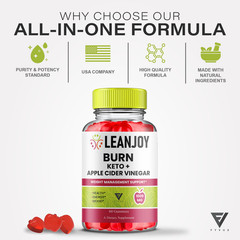 (2 Pack) Lean Joy Burn Weight Management, Lean Joy Burn Keto (120 Capsules)