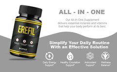 Erefil Premium Performance Capsules, Erefill Supplement (60 Capsules)