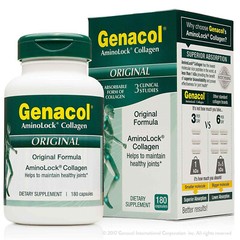 Genacol Bio-Active Hydrolyzed Collagen Peptides Matrix, 180 Capsules