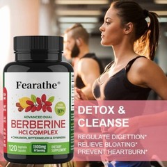 Metabolism Support Premium Berberine HCL Organic Ceylon Cinnamon Bitter Melon