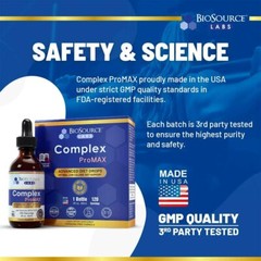 BioSource Labs Complex ProMAX Premium Diet Drops – 2 oz Bottle 3-Pack