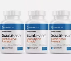 3 PACK SciatiEase Labs Sciati Ease Sciatic Nerve Formula 120 softgels FAST NEW