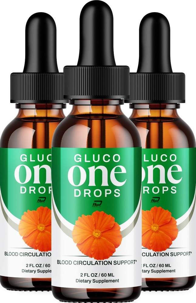 (3 Pack) Gluco One Liquid Drops – GlucoOne Drops Extra Strength All Natural