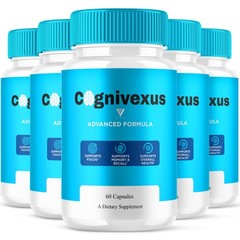 (5 Pack) Cognivexus Brain Pills, Cogni Vexus Supplement (300 Capsules)