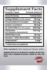Memory support pills – Brain & Memory BOOSTER FORMULA 777MG 3B – fatty acids