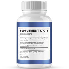 Brain Memory Keeper Capsules, Brain Supplements for Memory and Focus (1 Pack)