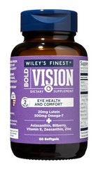 Wiley&rsquo;s Finest Bold Vision ProActive Omega-7 Eye Support 550mg 60 Softgels