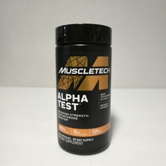 Muscletech Alpha Test Testosterone Booster 120 Count NEW EXP 09/2028