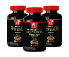 hemp seed oil supplement – COLD PRESSED HEMP SEED OIL 700MG 3B – pain and stress