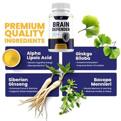 (2 Pack) Brain Defender Supplement Capsules – BrainDefender All Natural