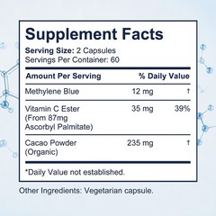 SresXrefas Cognitive Support Supplement Vitamin C & Cacao Formula 120 Capsules