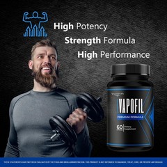 Vapofil Capsules Men Energy Vitality Wellness Supplement 3 Pack