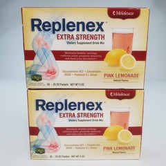 Melaleuca Replenex Drink Mix Extra Strength Joint Health Pink Lemonade 2 x 20pk