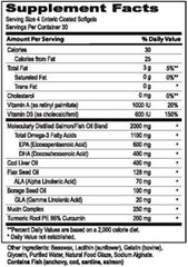 MaxiTears® Dry Eye Formula -1000mg EPA/DHA, Softgels 120ct