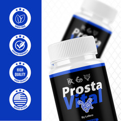 (3 Pack) ProstaVital Supplement, Prosta Vital Pills Advanced Formula (180ct)