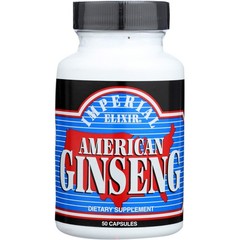 Imperial Elixir American Ginseng 50 Capsules Dietary Supplement Powder 2 1 Pack