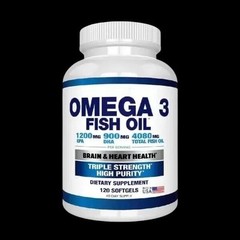 Wild Caught Omega 3 Fish Oil – 120 Softgels | High Potency EPA & DHA (Set of 2)