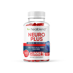 Brain Booster Gummies, Focus Memory Clarity & Cognitive Support with Vitamin B12