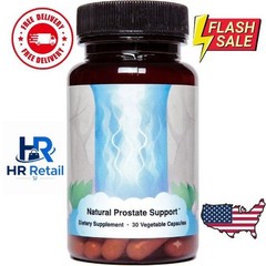 Natural Prostate Support Supplement – Non-GMO, Vegan, Gluten-Free 30 capsules