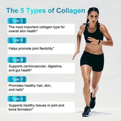 120 capsules Multi Collagen Complex Dietary Supplement For Hair Skin Nails Bone