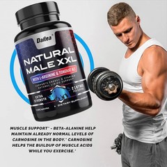 Natural Testosteron Booster Increase Energy,Improve Muscle Strength 120 Capsules