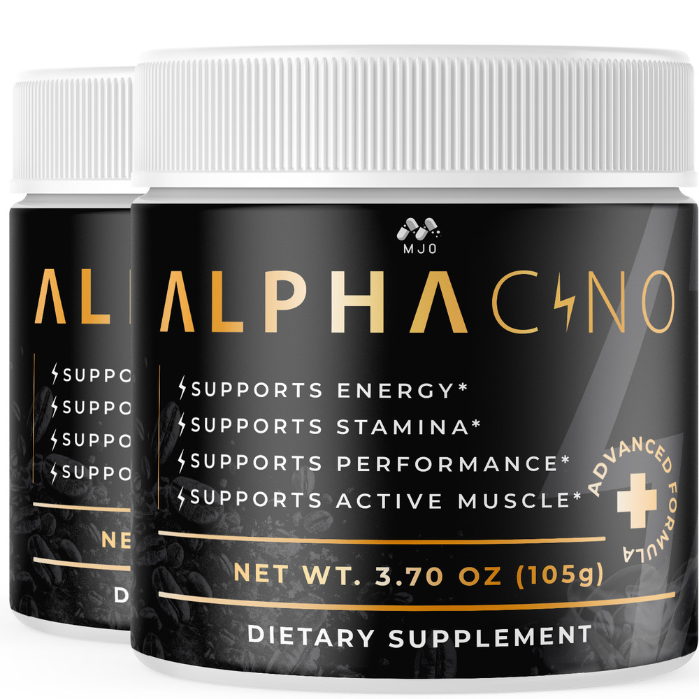 (2 Pack) Alphacino Powder Support For Weight Management Alpha Cino 60 Servings