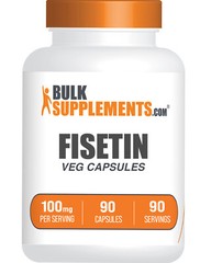 BulkSupplements Fisetin 90 Capsules – 100 mg Per Serving