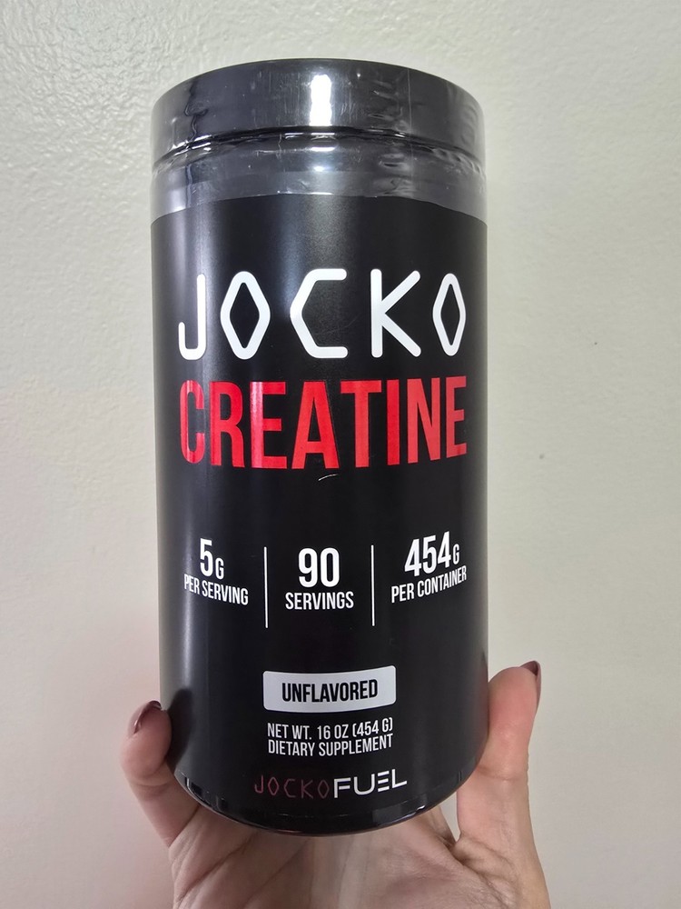Jocko Creatine Powder Supplement 5g per Serving 16 oz for Muscle Support