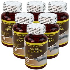 6 x WooHoo Natural Golden Squalene 1000 mg 100 SGels 100% Premium Purity Potency