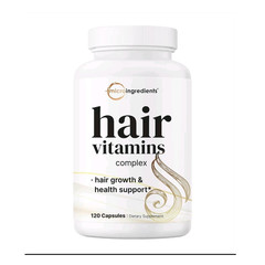 Micro Ingredients Hair Vitamins Complex Biotin Vitamin A C D 120 Capsules