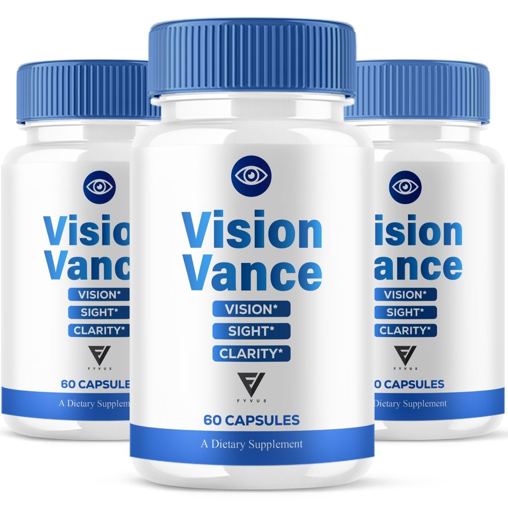 (3 Pack) Vision Vance Capsules, Vision Vans Eye Care Supplement (180 Capsules)