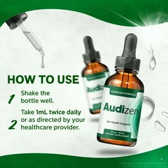 (2 Pack) Audizen Drops – Advanced Ear Health and Hearing Support Formula – US