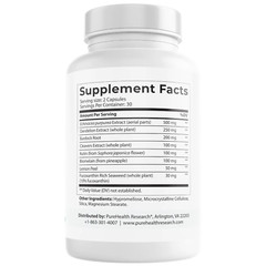 Reduce Supplement Lymphatic Swelling Boost Energy Digestion Detoxify Skin 60 CT