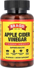 Bragg Apple Cider Vinegar Capsules – Vitamin D3 & Zinc – 750mg of Acetic Acid –