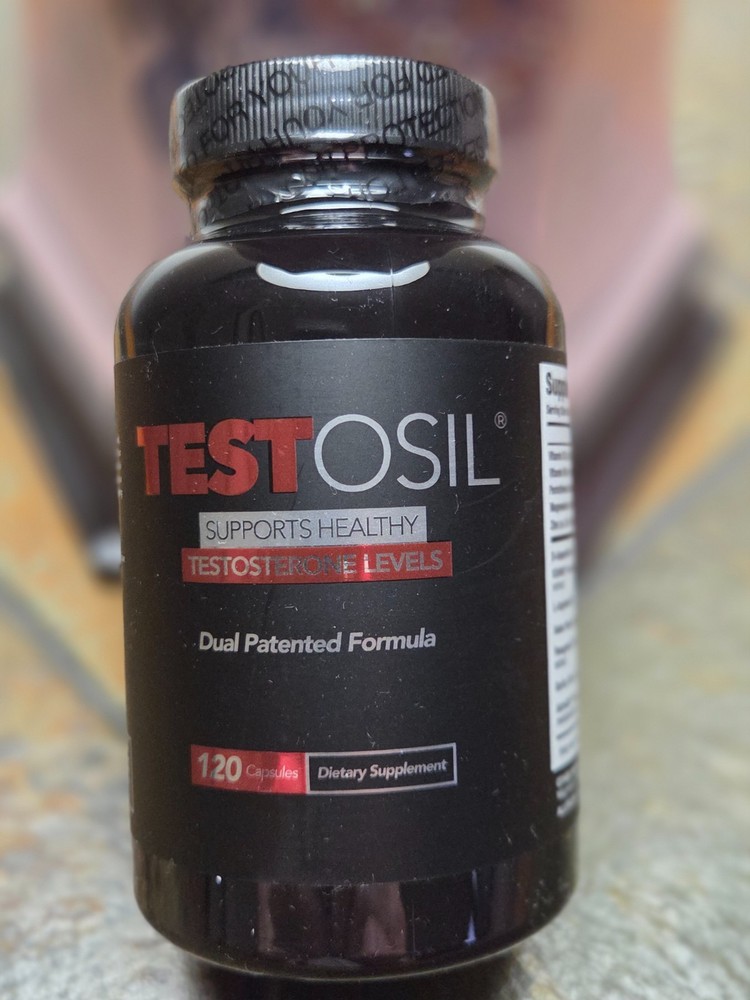 Testosil Testosterone Booster Supplement for Men, 120 Capsules, New, *SEALED*