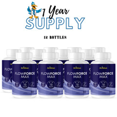 Flowforce Max- Prostate Support- 12 Bottles- 720 Capsules