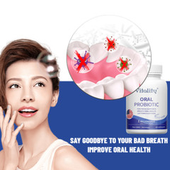 ORAL PROBIOTIC FORFRESH SUPPORTS BREATH&ORAL HEALTH 1 BILLION CFUS LACTOBACILUS
